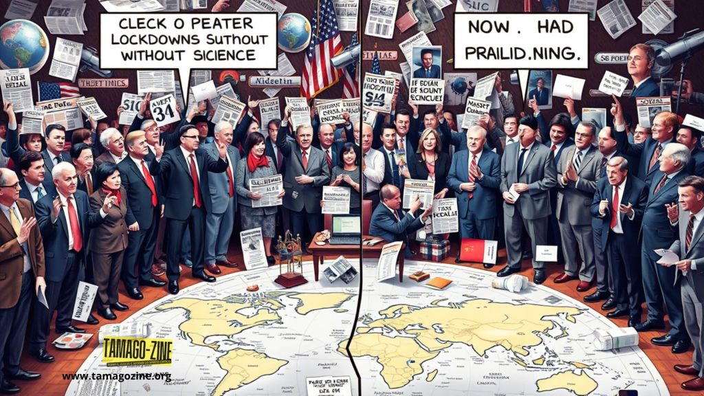 Immagine sull'ipocrisia di politici e giornalisti con Papa Francesco