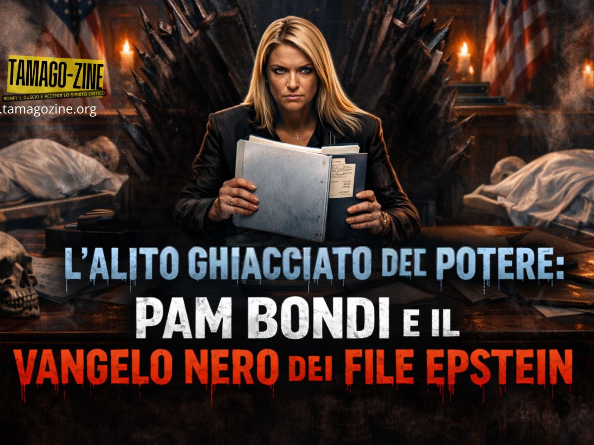 L’ALITO GHIACCIATO DEL POTERE. PAM BONDI E IL VANGELO NERO DEI FILE&nbsp;EPSTEIN