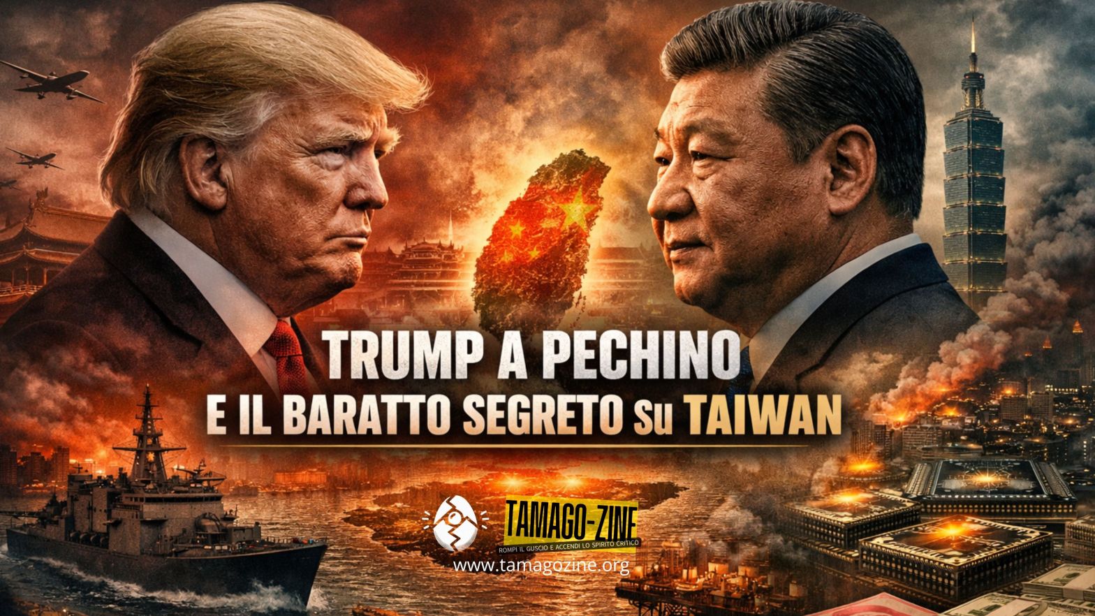 TRUMP A PECHINO E IL BARATTO SEGRETO SU TAIWAN
