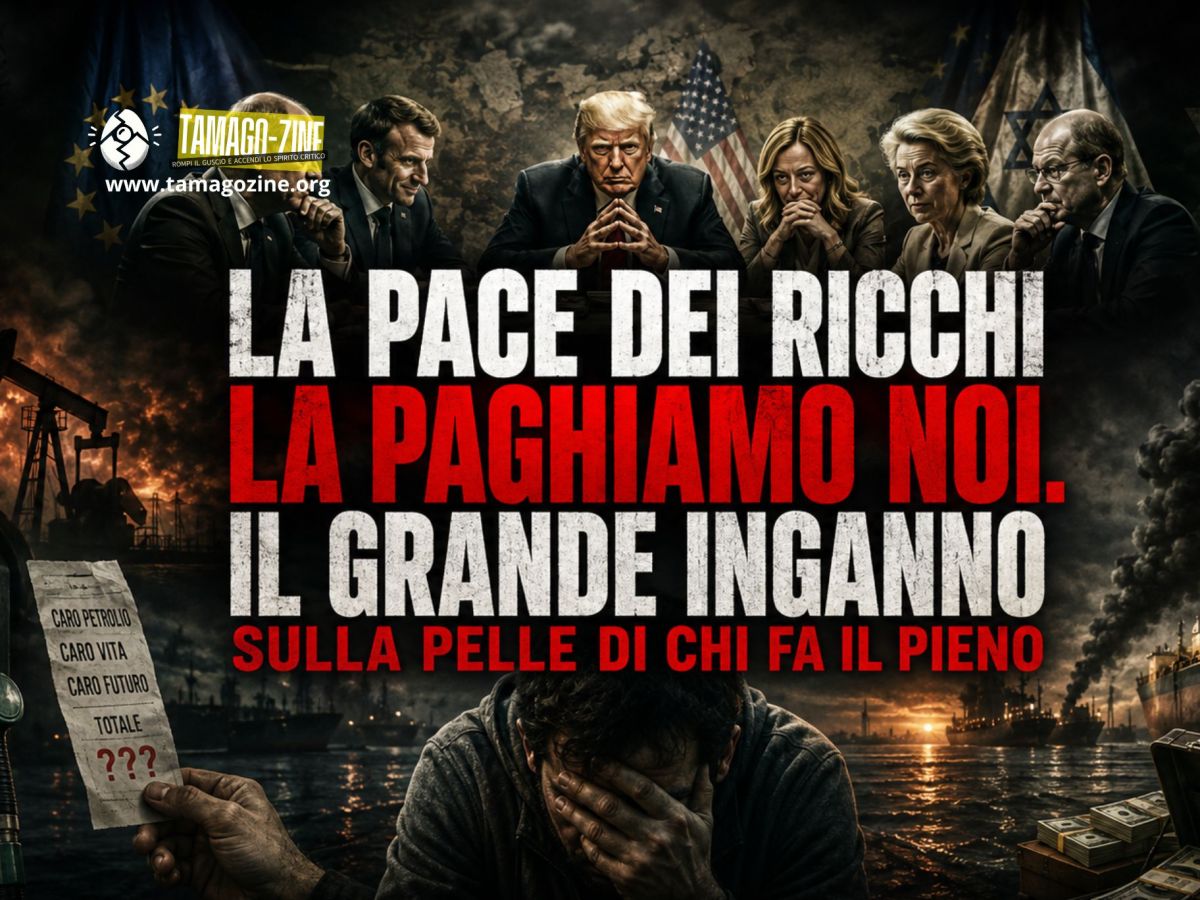 LA PACE DEI RICCHI LA PAGHIAMO NOI. IL GRANDE INGANNO SULLA PELLE DI CHI FA IL&nbsp;PIENO