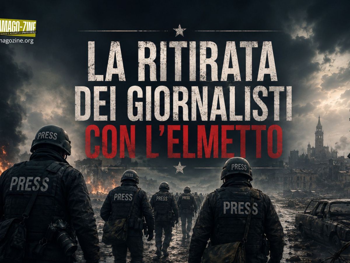 LA RITIRATA DEI GIORNALISTI CON&nbsp;L’ELMETTO