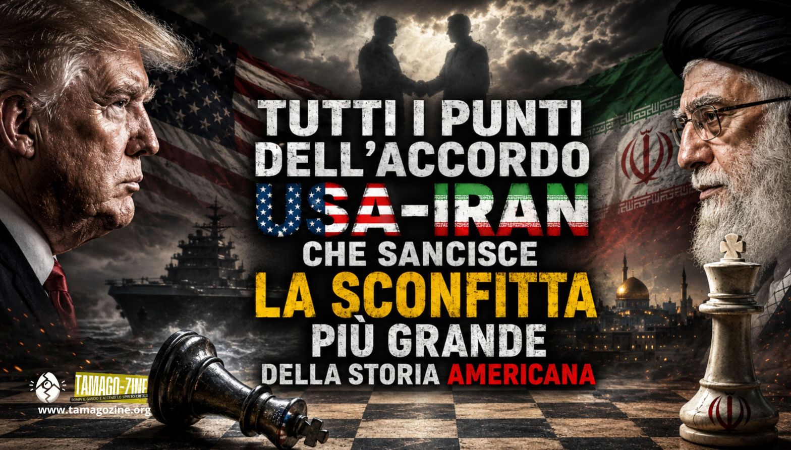 TUTTI I PUNTI DELL’ACCORDO USA-IRAN CHE SANCISCE LA SCONFITTA PIÙ GRANDE DELLA STORIA AMERICANA